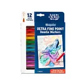Doodle and Draw Ultra Fine Point Doodle Marker 12 count by Crayola
