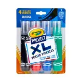 XL Poster Markers Classic Colors 4 Count by Crayola