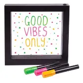 Light Up Neon Effect Message Frame by FIZZ Creations