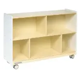 Mobile 30 H 2 Shelf Storage White by Environments