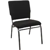 Advantage Multipurpose Church Chairs 185 in Wide Color Black by Really Good Stuff LLC