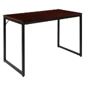 Tiverton Industrial Modern Desk Commercial Grade Office Computer Desk and Home Office Desk 47 Long Color Mahogany by Really Good Stuff LLC