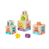 Wooden Tower of Emotions by Open The Joy