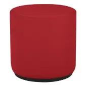 Pro Series Upholstered 18 Round Ottoman Rocker 18 Height Color Crimson Red by Factory Direct Partners