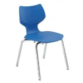 Flavors 16 Stack Chair Color Medium Blue by Really Good Stuff LLC