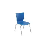 Groove 16 Stack Chair Color Medium Blue by Really Good Stuff LLC