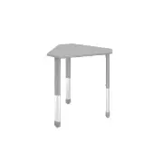 Interchange Diamond Adjustable Desk Color Gray by Really Good Stuff LLC