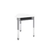 Interchange Open Front Diamond Desk Color White by Really Good Stuff LLC