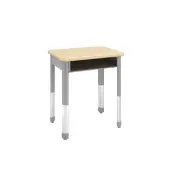 Interchange Adjustable Rectangle Open Front Desk Color Maple by Really Good Stuff LLC