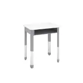 Interchange Adjustable Rectangle Open Front Desk Color White by Really Good Stuff LLC