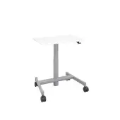Silhouette Sit Stand Desk Color White by Really Good Stuff LLC