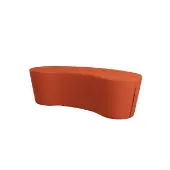 Flowform Bean Bench Color Orange by Really Good Stuff LLC