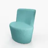 Flowform Learn Lounge Single Seat Color Sky Blue by Really Good Stuff LLC