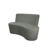 Flowform Learn Lounge Double Seat Color Orange by Really Good Stuff LLC