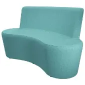 Flowform Learn Lounge Double Seat Color Sky Blue by Really Good Stuff LLC