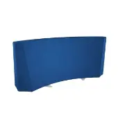 Flowform Curved Bench Divider Color Blue by Really Good Stuff LLC