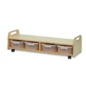 Low Easel Stand Storage Trolley 4 Station by Millhouse