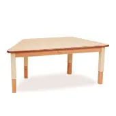 Adjustable Height Trapezoid Table by Millhouse