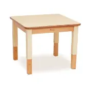 Small Adjustable Height Square Table by Millhouse