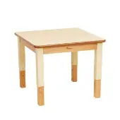 Medium Square Table Height Adjustable by Millhouse