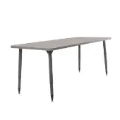 Adapte 30 x 72 Rectangle Activity Table with Adjustable Tapered Legs Color Gray by Factory Direct Partners