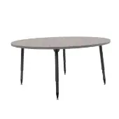 Adapte 60 Round Thermofused Activity Table with Adjustable Tapered Legs Color Gray by Factory Direct Partners