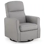 Blair Slim Nursery Glider Swivel Rocker Chair Color Gray by Really Good Stuff LLC