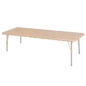 30 x 72 Rectangle La Madera Activity Table with Standard Legs Color Sand by Factory Direct Partners