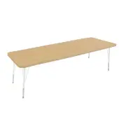 30 x 72 Rectangle La Madera Activity Table with Standard Legs Color White by Factory Direct Partners