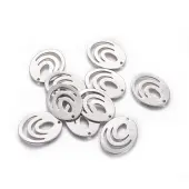 Non-Tarnish 201 Stainless Steel Filigree Pendants
