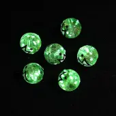 Luminous Handmade Enamel Gold Sand Glass Beads Strands