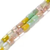 Electroplate Glass Beads Strands