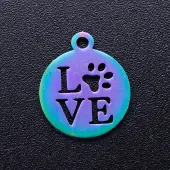 Ion Plating(IP) 201 Stainless Steel Pet Charms