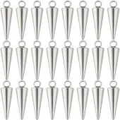 50Pcs 303 Stainless Steel Pendants