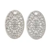 Long-Lasting Plated Brass Filigree Pendants