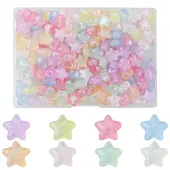 200Pcs Luminous Acrylic Beads