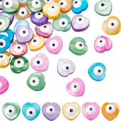 40Pcs Natural Freshwater Shell Beads