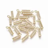 Brass Cubic Zirconia Charms