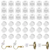 Clear Silicone Full-covered Ear Nuts
