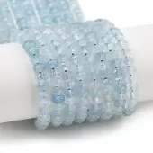 Natural Aquamarine Beads Strands