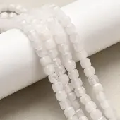 Natural White Jade Beads Strands