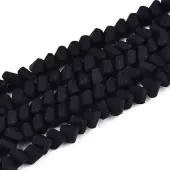 Frosted Opaque Glass Beads