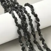 Raw Rough Natural Black Tourmaline Beads Strands