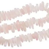 Natural Rose Quartz Chips Beads Strands