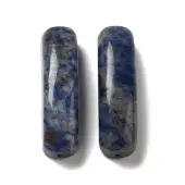 Natural Blue Spot Jasper Connector Charms
