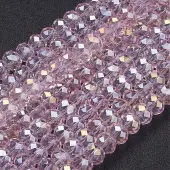 Electroplate Glass Beads Strands