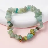 Natural Amazonite Stretch Bracelets
