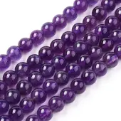 Natural Amethyst Beads Strands
