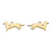 Ion Plating(IP) 201 Stainless Steel Silhouette Charms