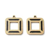 Ion Plating(IP) 304 Stainless Steel Enamel Pendants